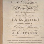 A Concerto for the Piano Forte [L. Lavenu]