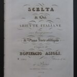 Asioli, Bonifacio - Scelta di Sei Ariette Italiane